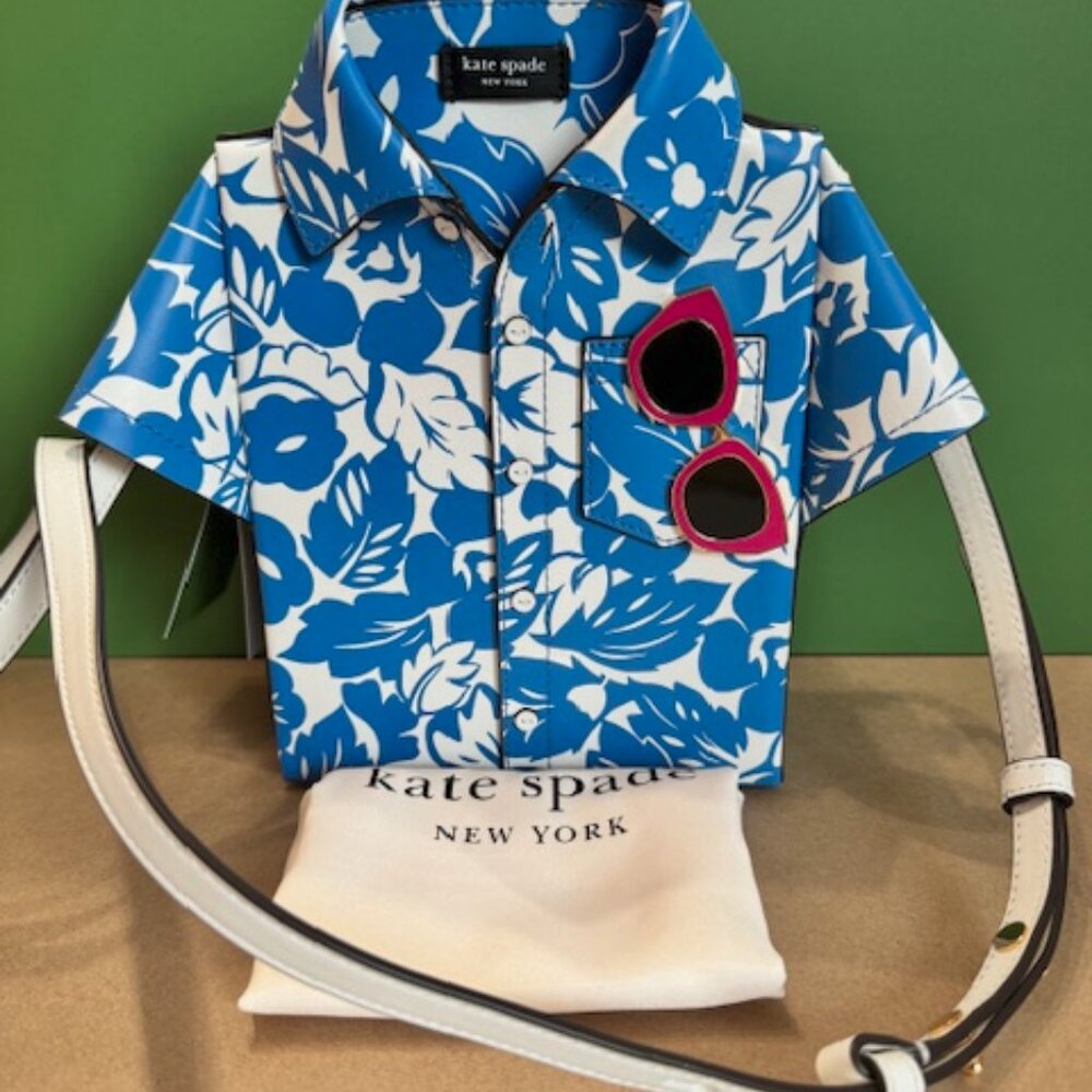 kate spade | Bags | Kate Spade Playa Printed 3d Hawaiian Shirt